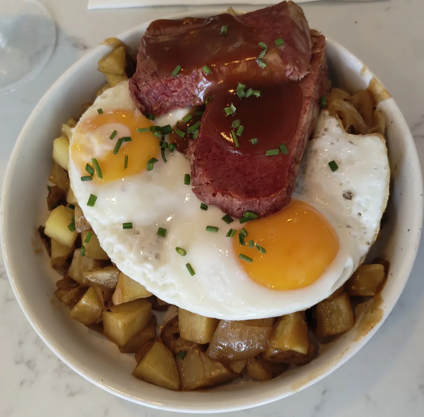 shakshuka, straight off the pass